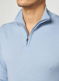 Maison Montagut Pull Col Camionneur Avec Logo En Laine Merinos - Ryan><noscript><img width=