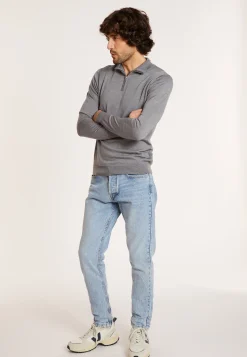 Maison Montagut Pull Col Camionneur Avec Logo En Laine Merinos - Ryan><noscript><img width=