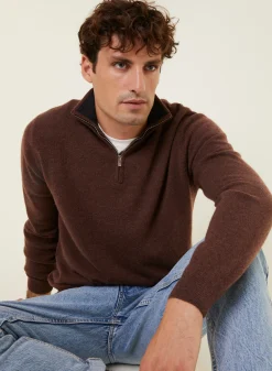 Maison Montagut Pull Col Camionneur En Cachemire - Emile><noscript><img width=