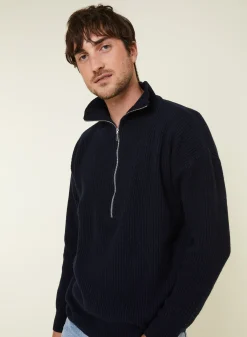 Maison Montagut Pull Col Camionneur En Cachemire Melange - French><noscript><img width=