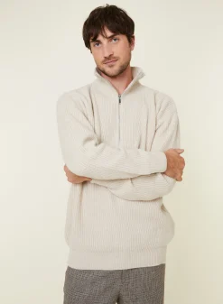 Maison Montagut Pull Col Camionneur En Cachemire Melange - French><noscript><img width=