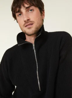 Maison Montagut Pull Col Camionneur En Cachemire Melange - French><noscript><img width=