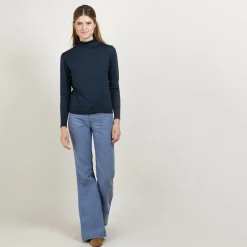 Maison Montagut Pull Col Fantaisie En Laine Et Soie - Florina><noscript><img width=