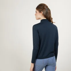 Maison Montagut Pull Col Fantaisie En Laine Et Soie - Florina><noscript><img width=