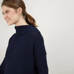 Maison Montagut Pull Col Montant Boutonne - Garry><noscript><img width=