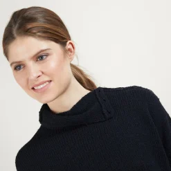 Maison Montagut Pull Col Montant Boutonne - Garry><noscript><img width=