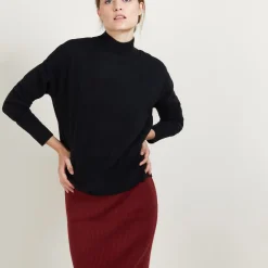 Maison Montagut Pull Col Montant En Cachemire - Bassa><noscript><img width=