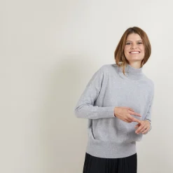 Maison Montagut Pull Col Montant En Cachemire - Bassa><noscript><img width=