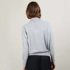 Maison Montagut Pull Col Montant En Cachemire - Bassa><noscript><img width=