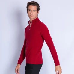 Maison Montagut Pull Col Montant En Cachemire Zippe - Filip><noscript><img width=