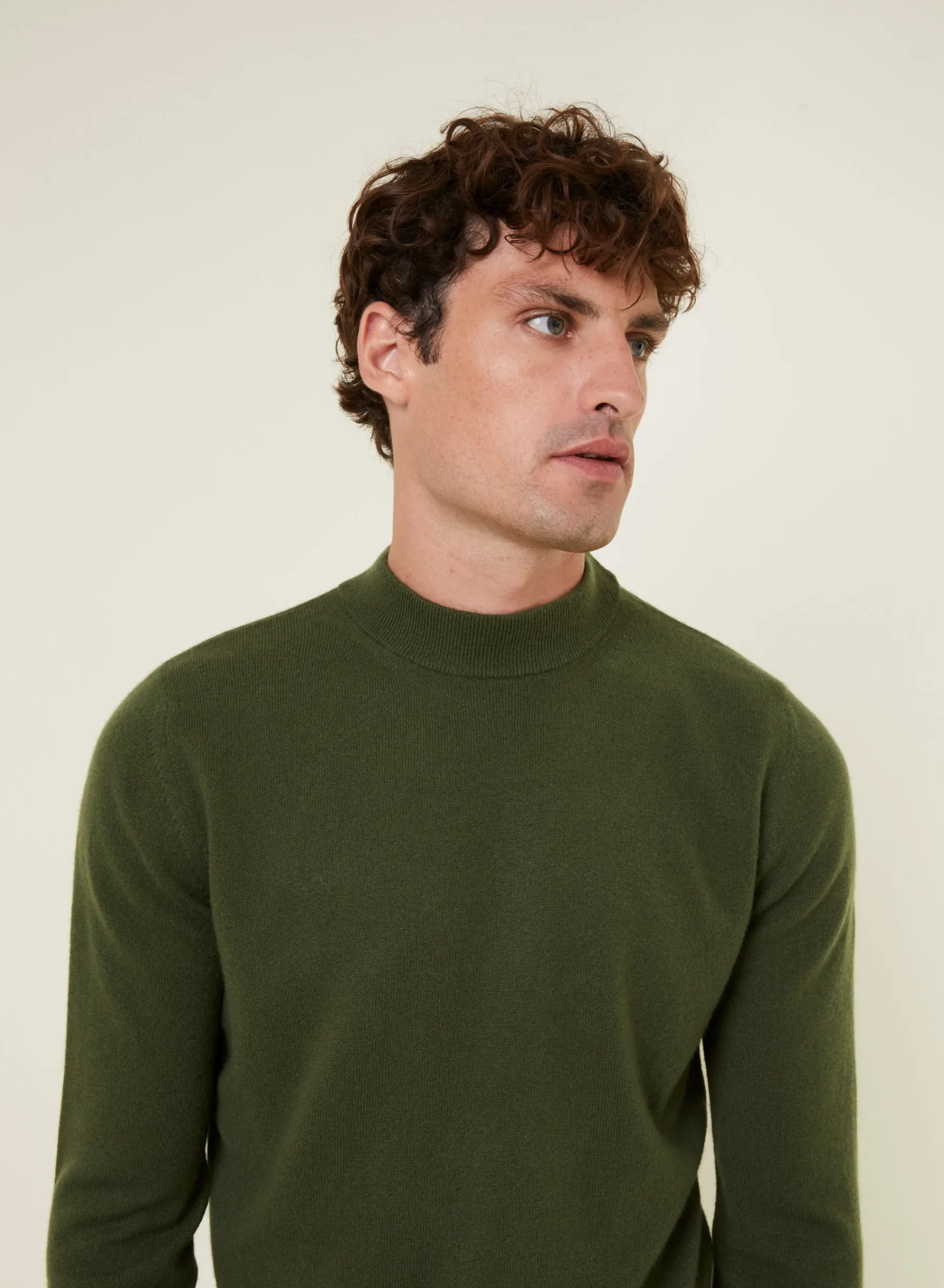 Maison Montagut Pull Col Montant En Cachemire - Esteban>Homme Pulls