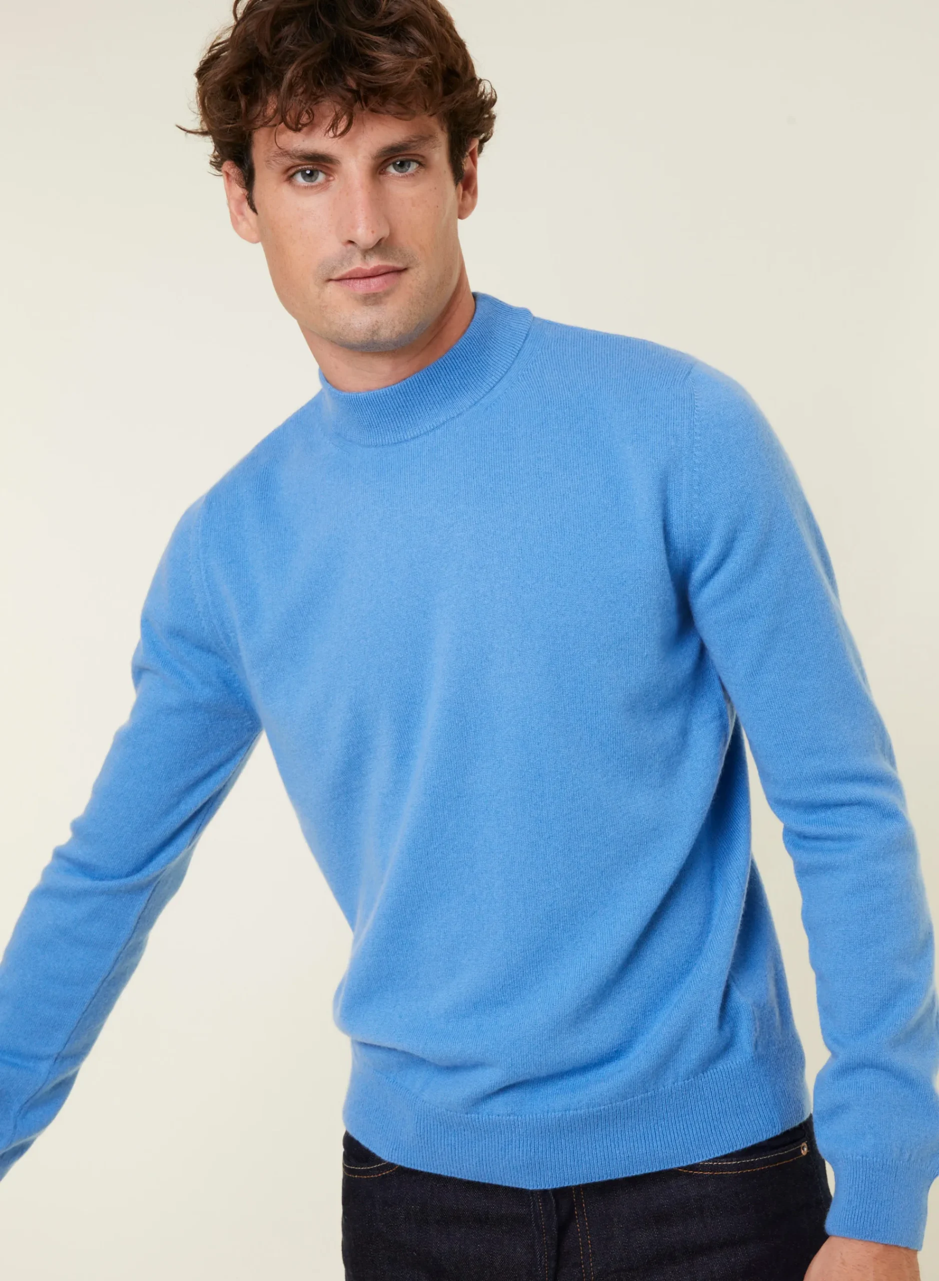 Maison Montagut Pull Col Montant En Cachemire - Esteban>Homme Pulls