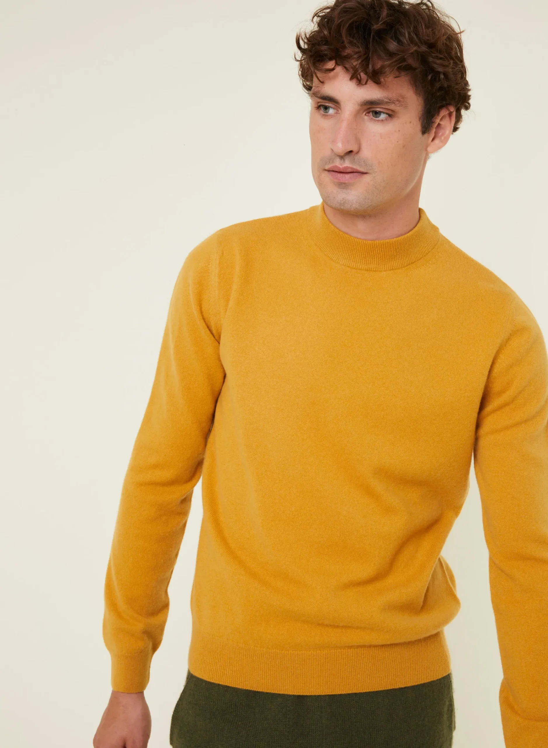 Maison Montagut Pull Col Montant En Cachemire - Esteban>Homme Pulls