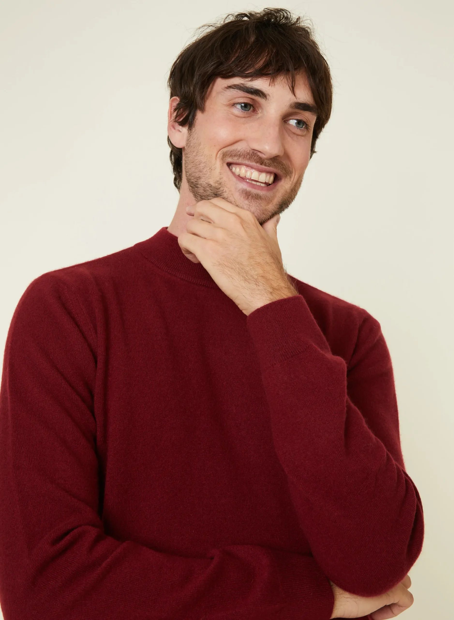 Maison Montagut Pull Col Montant En Cachemire - Esteban>Homme Pulls