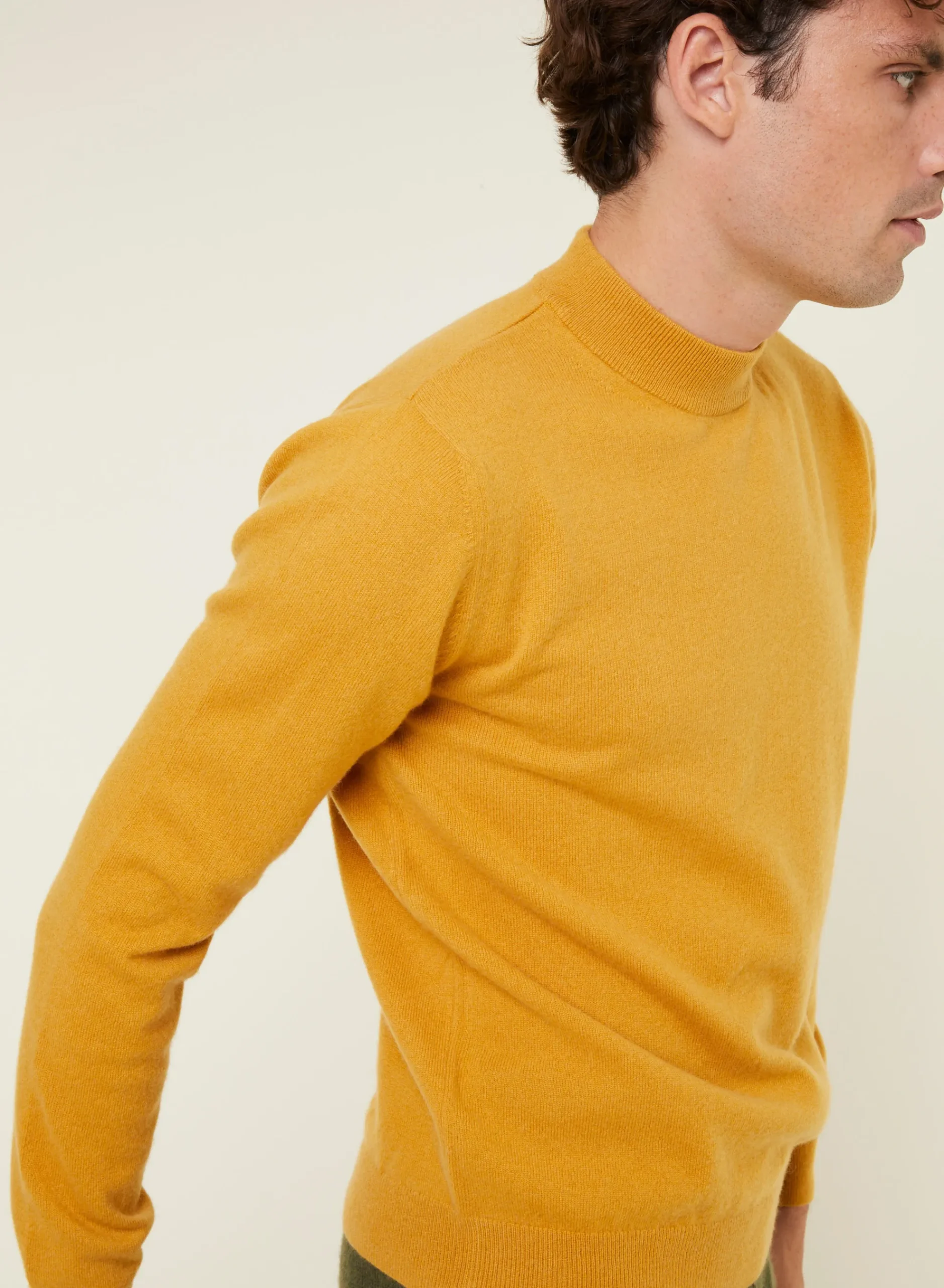 Maison Montagut Pull Col Montant En Cachemire - Esteban>Homme Pulls