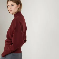 Maison Montagut Pull Col Montant En Coton Cachemire - Fanny><noscript><img width=