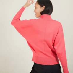 Maison Montagut Pull Col Montant En Coton Cachemire - Fanny><noscript><img width=