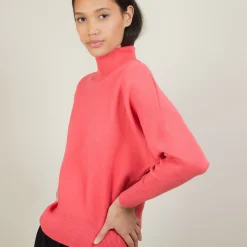 Maison Montagut Pull Col Montant En Coton Cachemire - Fanny><noscript><img width=