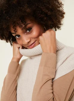 Maison Montagut Pull Col Montant Sans Manches En Cachemire Melange - Dalya>Femme Pulls