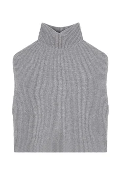 Maison Montagut Pull Col Montant Sans Manches En Cachemire Melange - Dalya><noscript><img width=