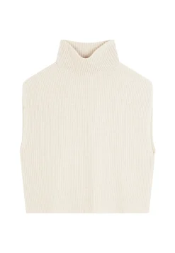 Maison Montagut Pull Col Montant Sans Manches En Cachemire Melange - Dalya><noscript><img width=