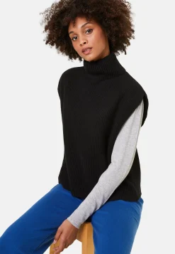 Maison Montagut Pull Col Montant Sans Manches En Cachemire Melange - Dalya><noscript><img width=