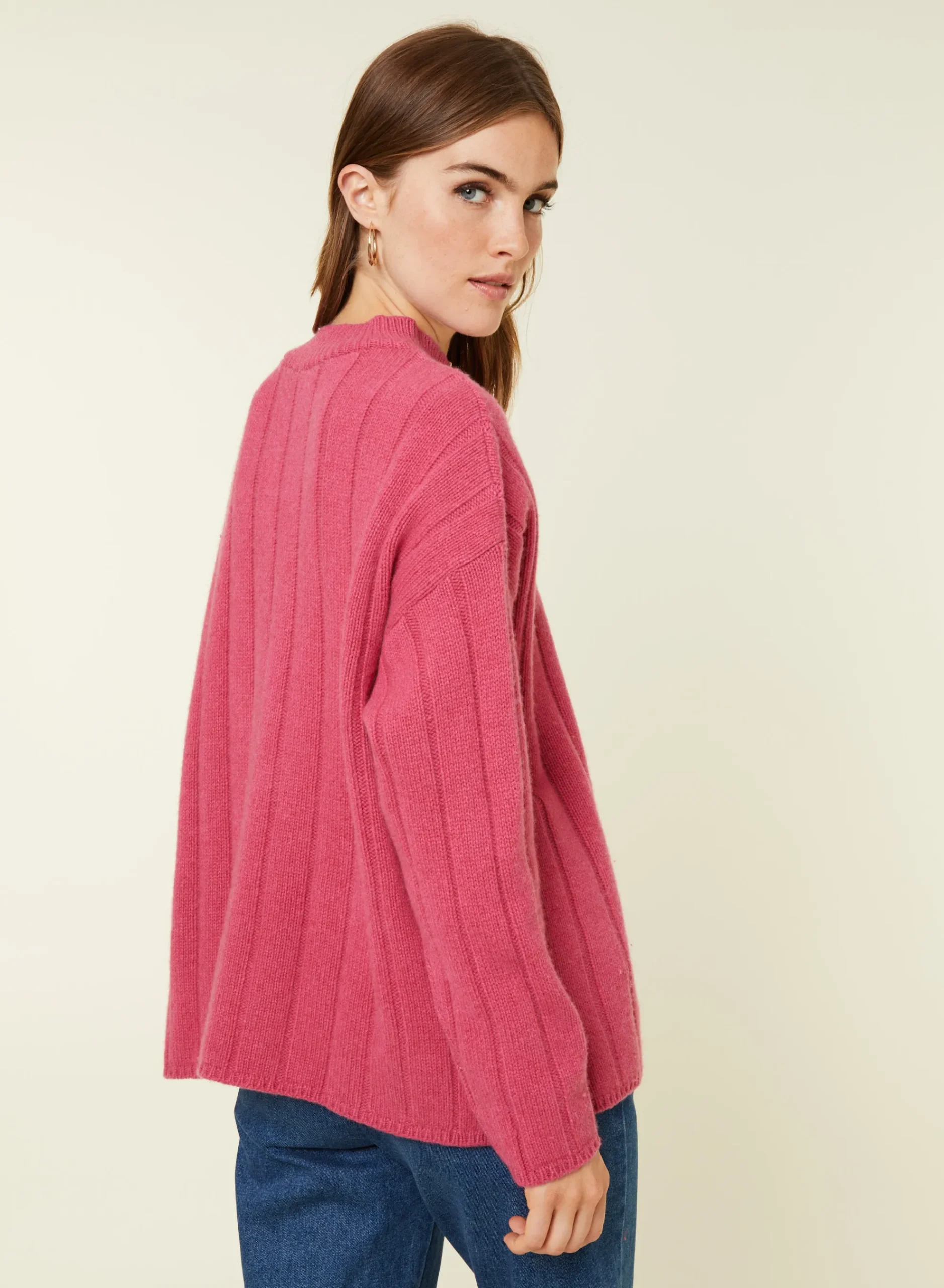 Maison Montagut Pull Col Montant Zippe En Cachemire Melange - Lodric>Femme Pulls