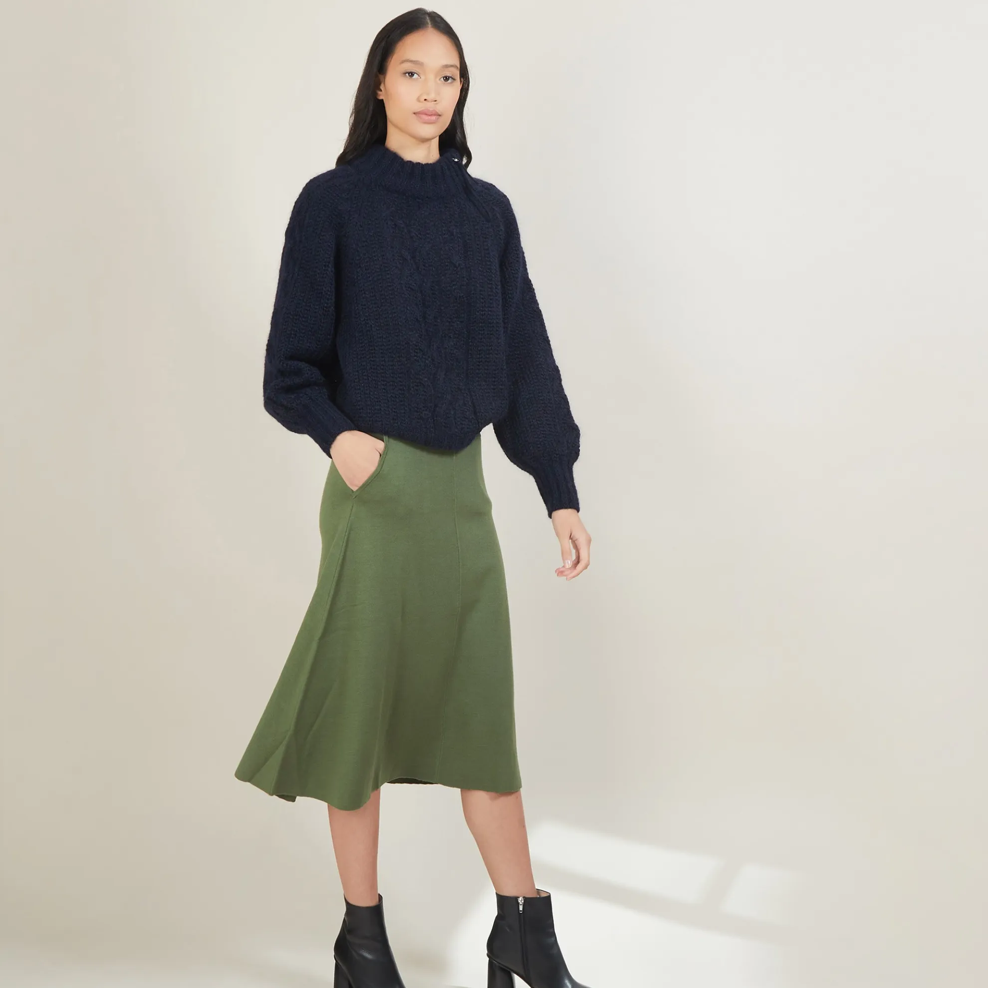 Maison Montagut Pull Col Montant Zippe En Mohair - Gilda>Femme Pulls