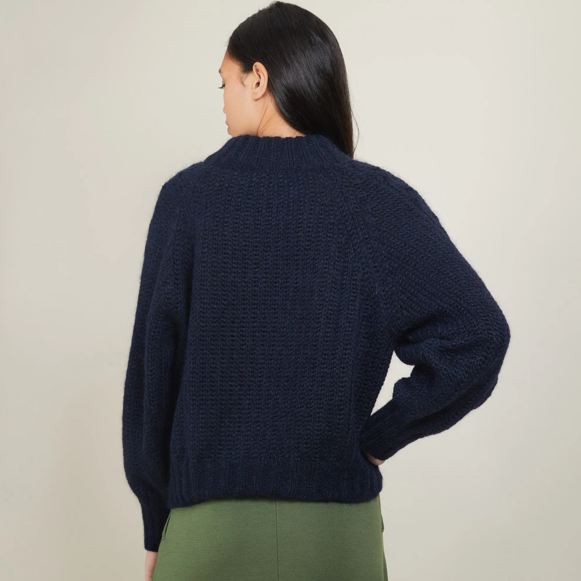 Maison Montagut Pull Col Montant Zippe En Mohair - Gilda>Femme Pulls