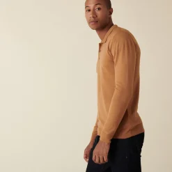 Maison Montagut Pull Col Polo Avec Logo En Laine Merinos - Eni><noscript><img width=