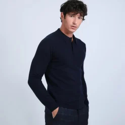 Maison Montagut Pull Col Polo En Cachemire - Billy><noscript><img width=