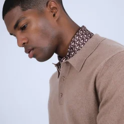 Maison Montagut Pull Col Polo En Cachemire - Billy><noscript><img width=