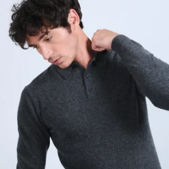 Maison Montagut Pull Col Polo En Cachemire - Billy><noscript><img width=