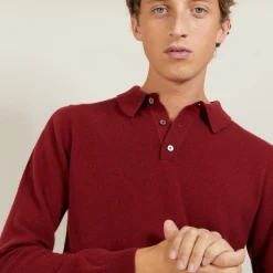 Maison Montagut Pull Col Polo En Cachemire - Billy><noscript><img width=