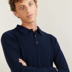 Maison Montagut Pull Col Polo En Cachemire - Billy><noscript><img width=