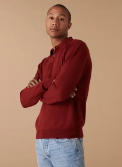 Maison Montagut Pull Col Polo En Cachemire - Emerson><noscript><img width=