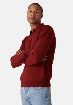 Maison Montagut Pull Col Polo En Cachemire - Emerson><noscript><img width=