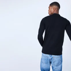 Maison Montagut Pull Col Polo En Laine Merinos - Lino><noscript><img width=