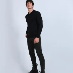 Maison Montagut Pull Col Polo En Laine Merinos - Beni><noscript><img width=