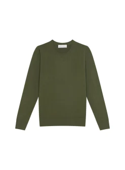 Maison Montagut Pull Col Rond A Point Jersey En Laine Merinos - Asena>Femme Pulls