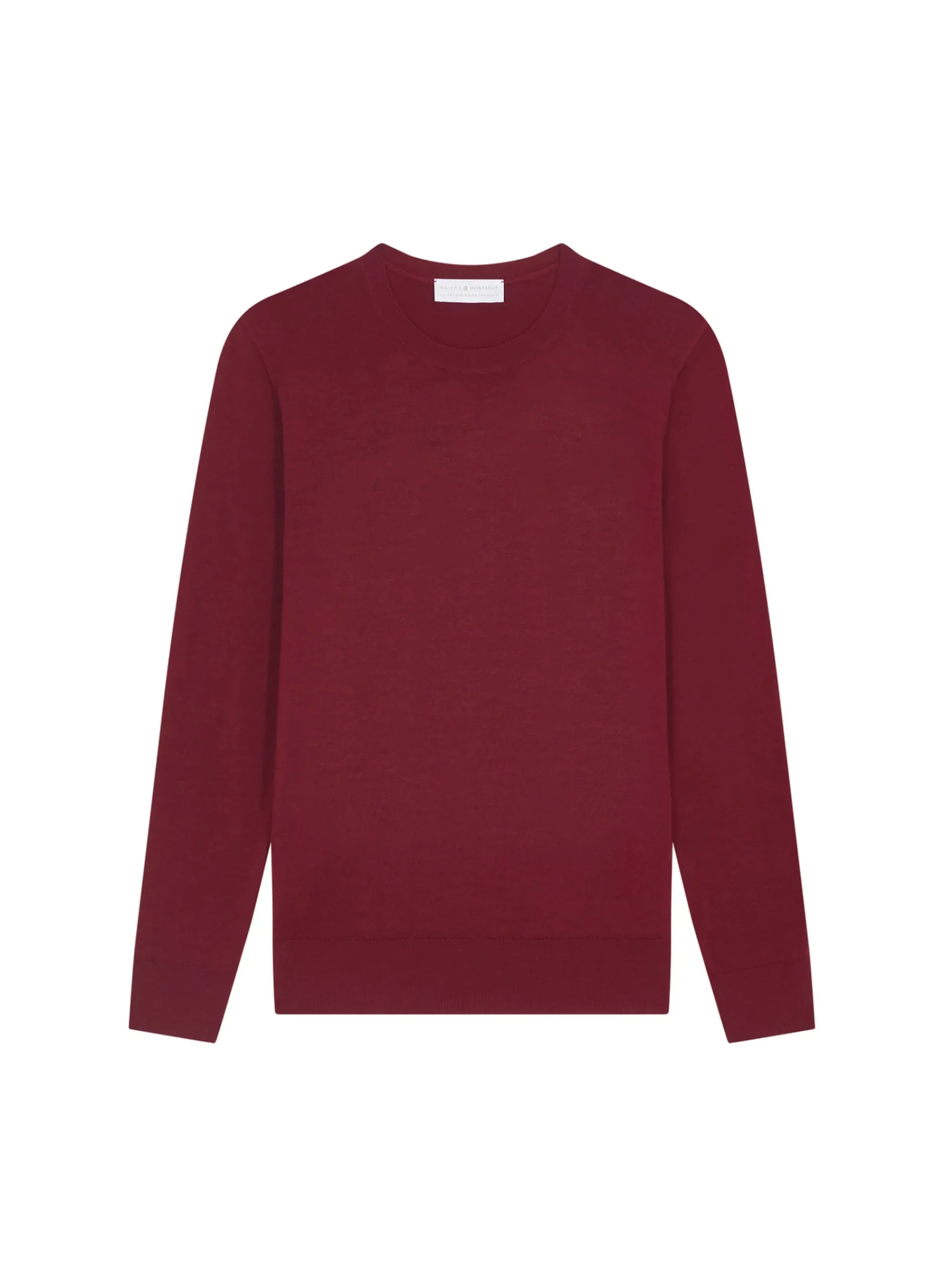 Maison Montagut Pull Col Rond A Point Jersey En Laine Merinos - Asena>Femme Pulls