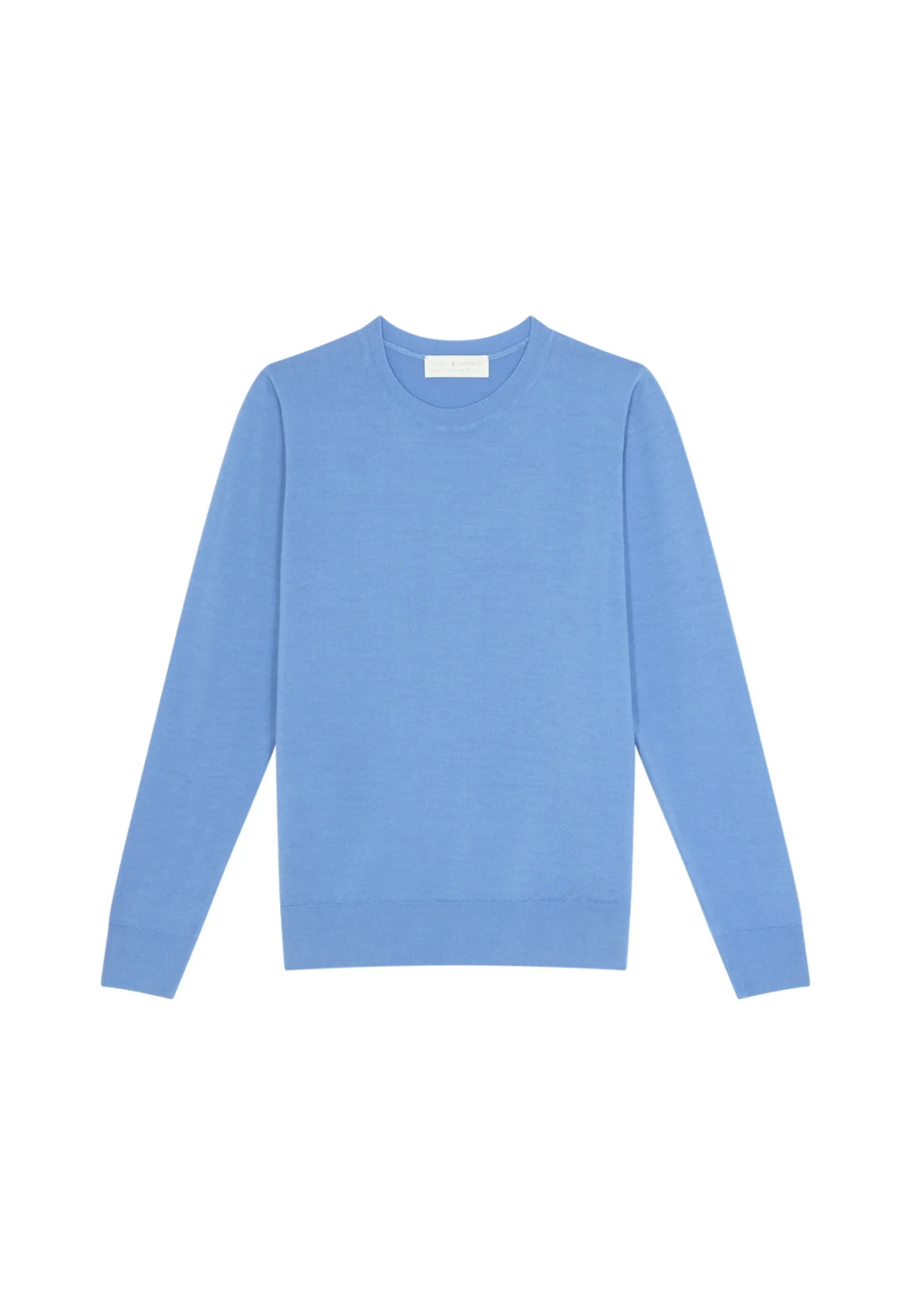 Maison Montagut Pull Col Rond A Point Jersey En Laine Merinos - Asena>Femme Pulls