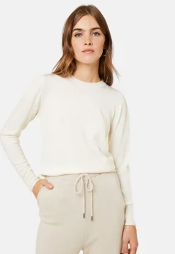 Maison Montagut Pull Col Rond A Point Jersey En Laine Merinos - Asena><noscript><img width=