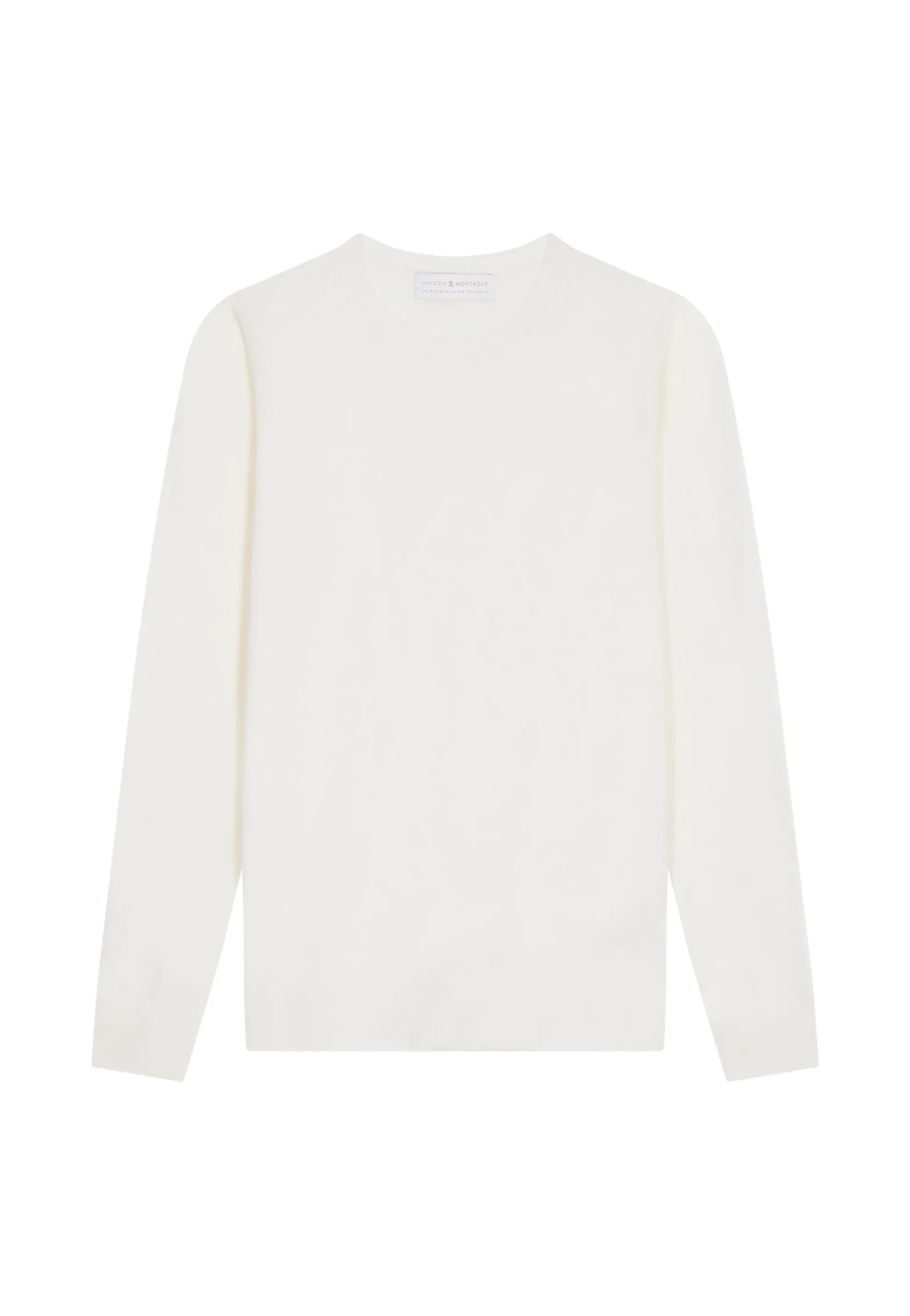 Maison Montagut Pull Col Rond A Point Jersey En Laine Merinos - Asena>Femme Pulls
