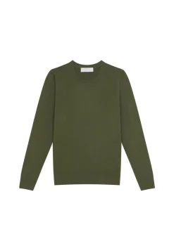 Maison Montagut Pull Col Rond A Point Jersey En Laine Merinos - Asena><noscript><img width=