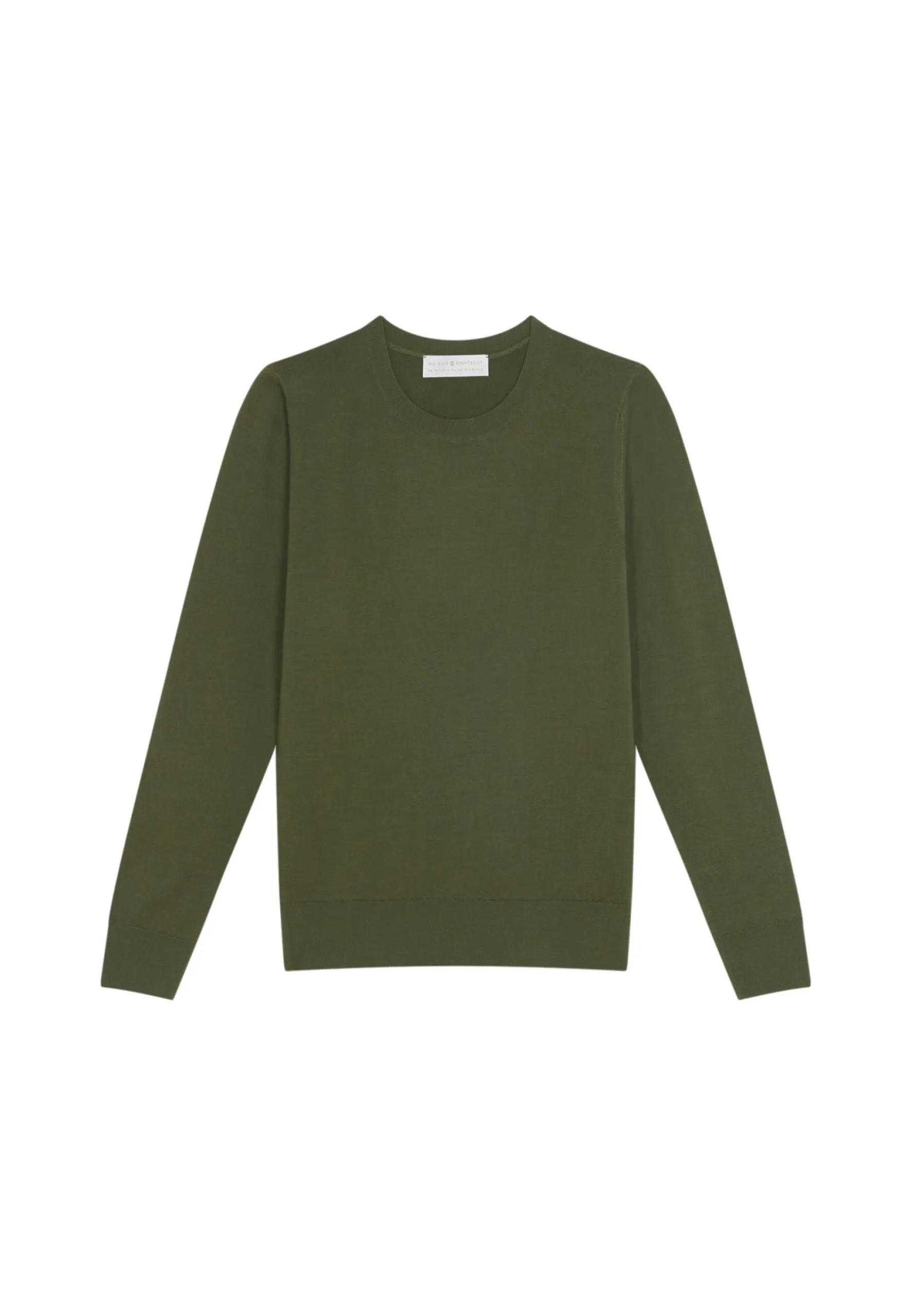 Maison Montagut Pull Col Rond A Point Jersey En Laine Merinos - Asena>Femme Pulls