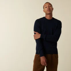 Maison Montagut Pull Col Rond Cachemire - Evain><noscript><img width=