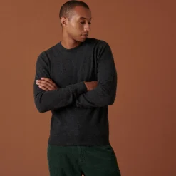 Maison Montagut Pull Col Rond Cachemire - Evain><noscript><img width=