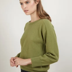 Maison Montagut Pull Col Rond Emmanchures Marteau En Cachemire - Bree>Femme Pulls