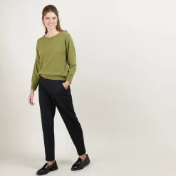 Maison Montagut Pull Col Rond Emmanchures Marteau En Cachemire - Bree>Femme Pulls